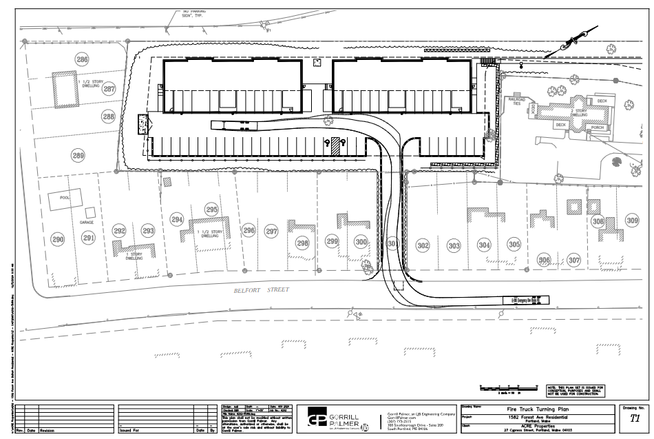 Development site on Forest Avenue